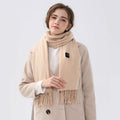 Electric Heated Scarf - Winter Neck Warmer - Silk Rolla