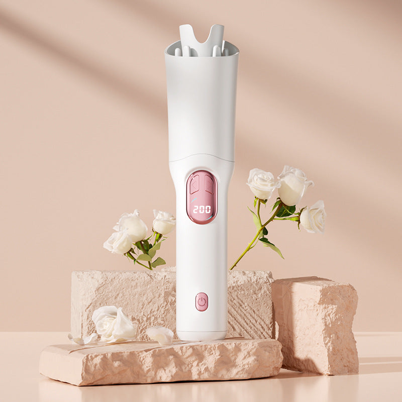 SILK ROLLA Cordless Automatic Hair Curler with LED Display