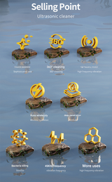 Professional Portable Ultrasonic Jewellery Cleaner