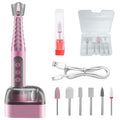 Professional Electric Nail Drill Kit, 18000RPM Rechargeable Manicure & Pedicure File - Silk Rolla