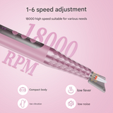 Professional Electric Nail Drill Kit, 18000RPM Rechargeable Manicure & Pedicure File
