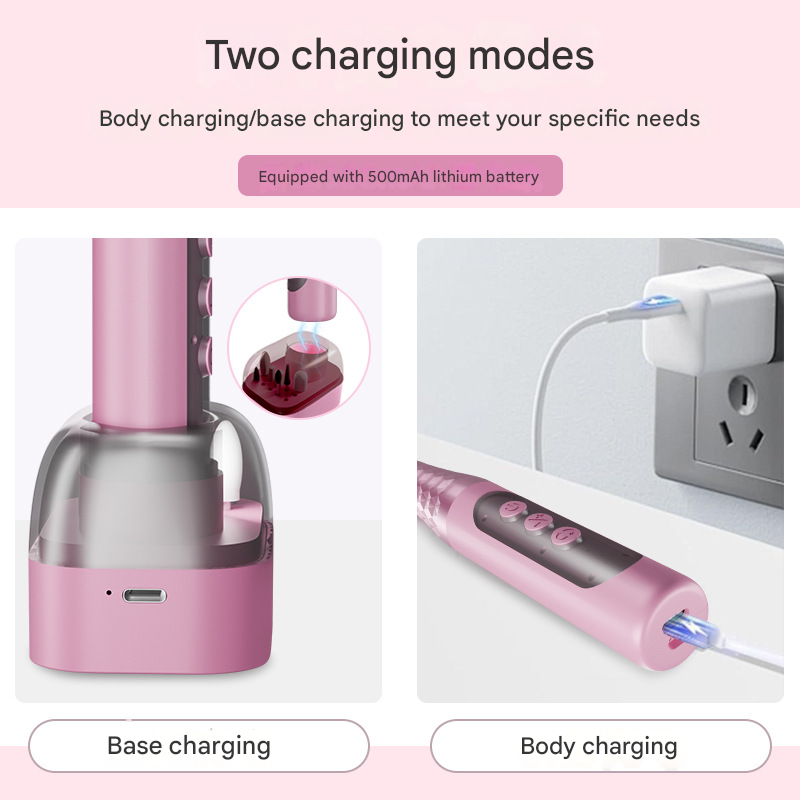 Professional Electric Nail Drill Kit, 18000RPM Rechargeable Manicure & Pedicure File