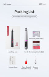 Professional Electric Nail Drill Pen Kit - Rechargeable Manicure & Pedicure Tool