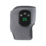 Electric Heated Ankle Brace - Rechargeable Vibration Massager with 5 Heat Levels & 3 Modes