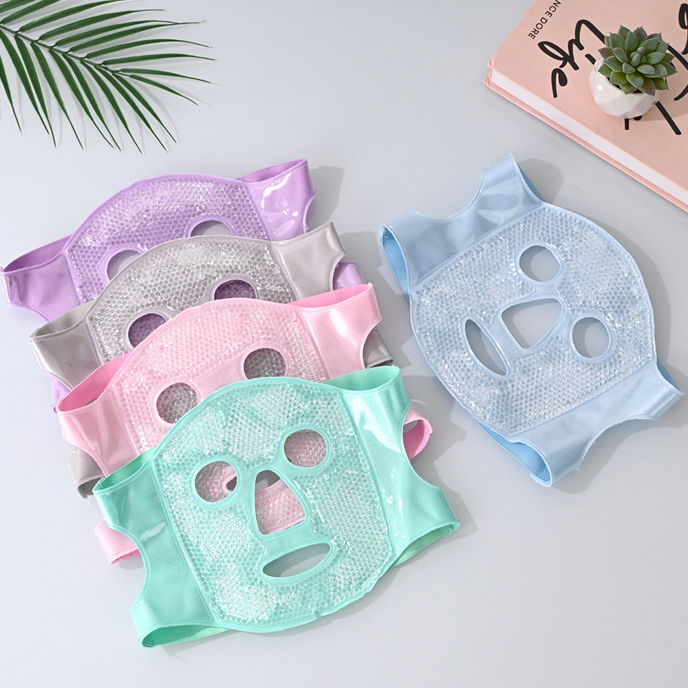 Reusable Cooling Gel Bead Face Mask and Eye Mask Set