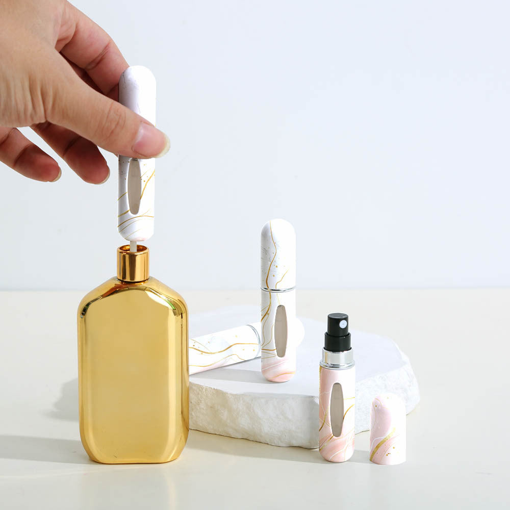 Travel Perfume Atomiser Set (3-Pack) - 5ml Leakproof Bottom-Fill Spray Bottles