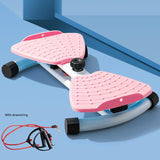 Split Leg & Waist Twister Board - Core Abdominal Trainer with Resistance Bands