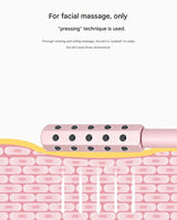 Germanium Stone Facial Roller - Uplifting & Sculpting Beauty Massager for Face and Body