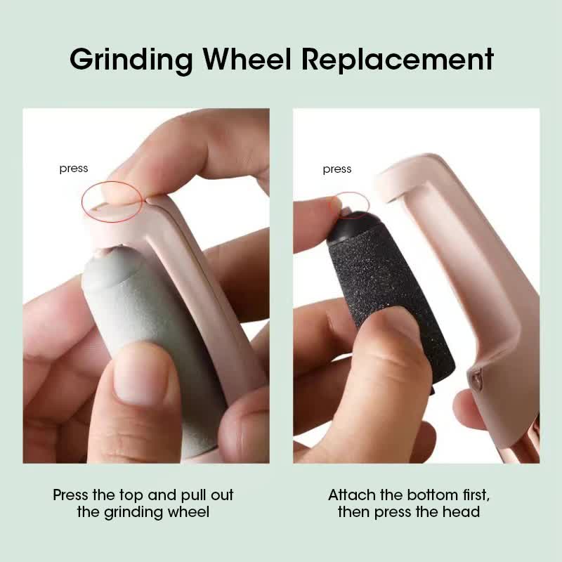 Rechargeable Electric Foot Grinder - Callus Remover Pedicure Tool