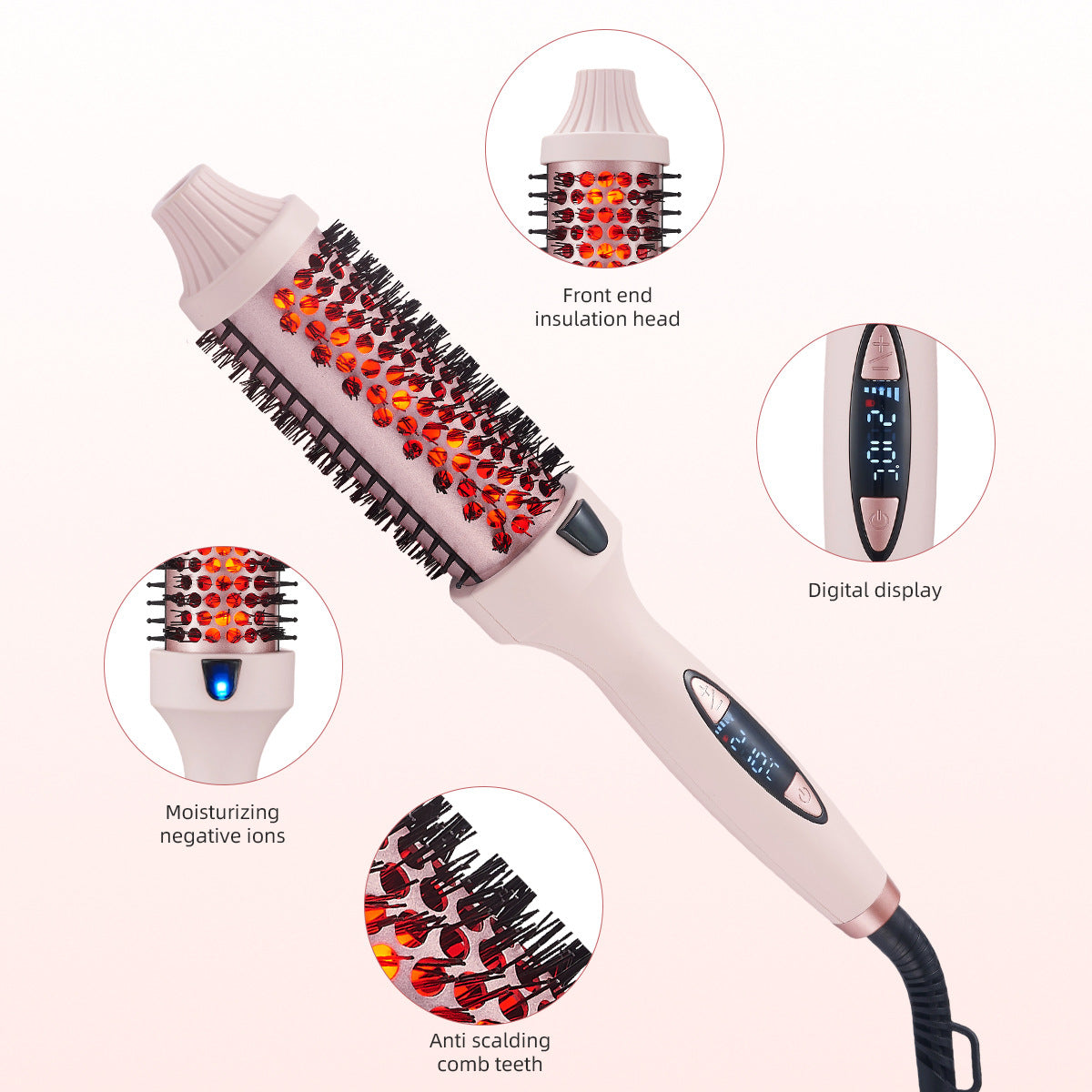 SILK ROLLA Professional 2-in-1 Volumising Thermal Brush