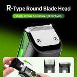 Rechargeable Beard & Hair Trimmer with Vacuum Suction