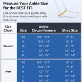 Triple Layer Compression Ankle Brace with Adjustable Lace Up Support