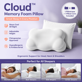Cloud Memory Foam Contour Pillow - Silk Rolla