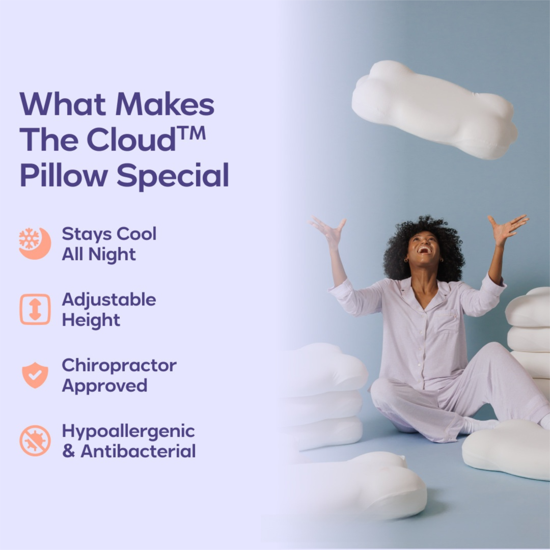 Cloud Memory Foam Contour Pillow - Silk Rolla