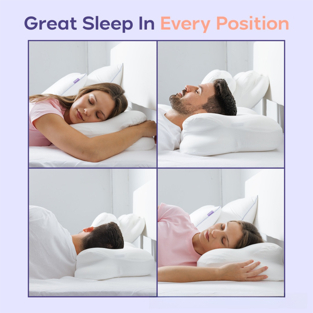 Cloud Memory Foam Contour Pillow - Silk Rolla