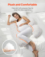 Adjustable Full Body Pregnancy Pillow - Silk Rolla