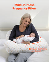 Adjustable Full Body Pregnancy Pillow - Silk Rolla