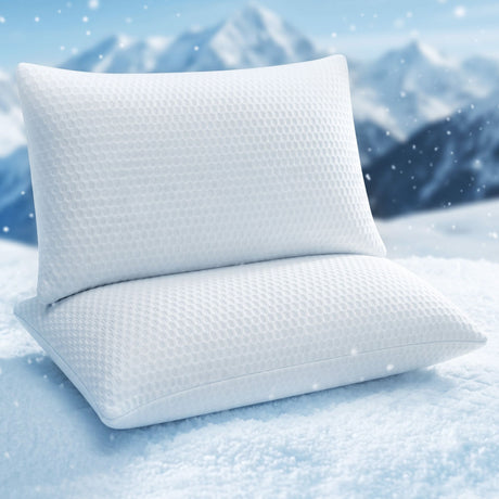 Cooling Adjustable Memory Foam Pillow - Silk Rolla