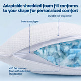 Cooling Adjustable Memory Foam Pillow