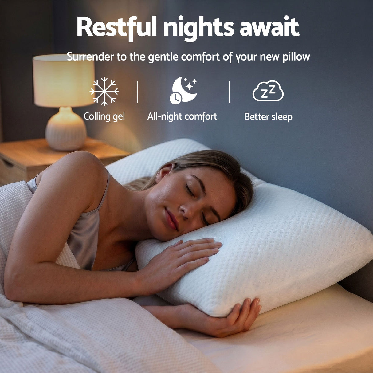 Cooling Adjustable Memory Foam Pillow