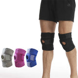 Adjustable Knee Brace with Dual Spring Stabilisers & Patella Gel Pad