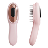 SILK ROLLA Rechargeable Electric Scalp Massager Brush with Red & Blue Light Therapy