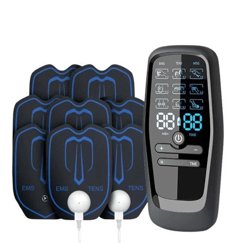 Dual EMS and TENS Massage Device