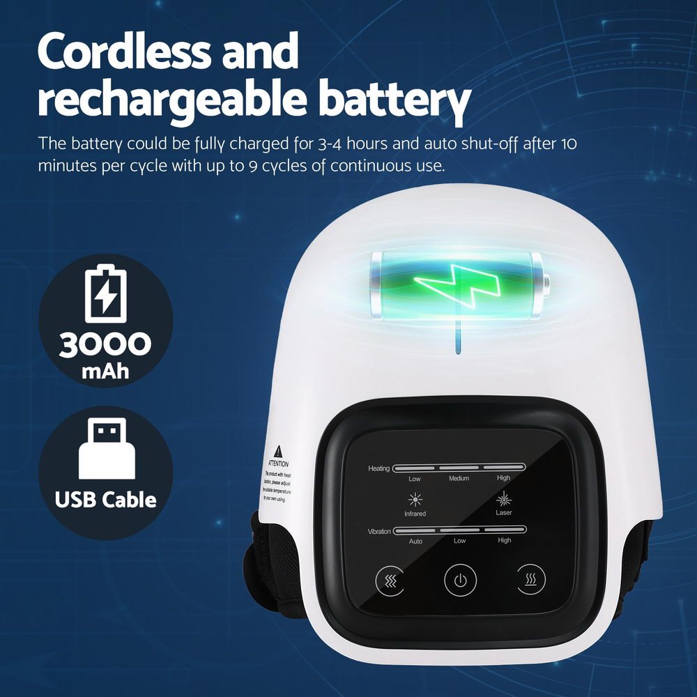 Knee Massager Vibration Infrared Heating Therapy Machine