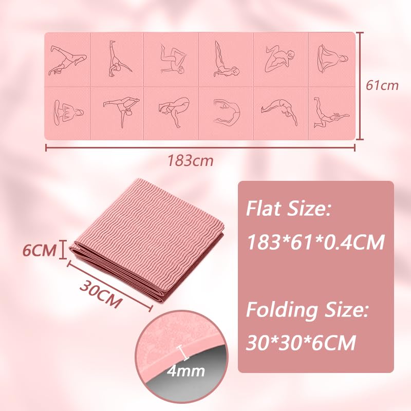 Portable Foldable Yoga Mat