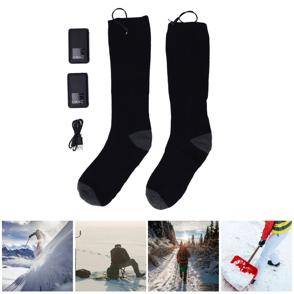 Rechargeable Electric Heated Socks
