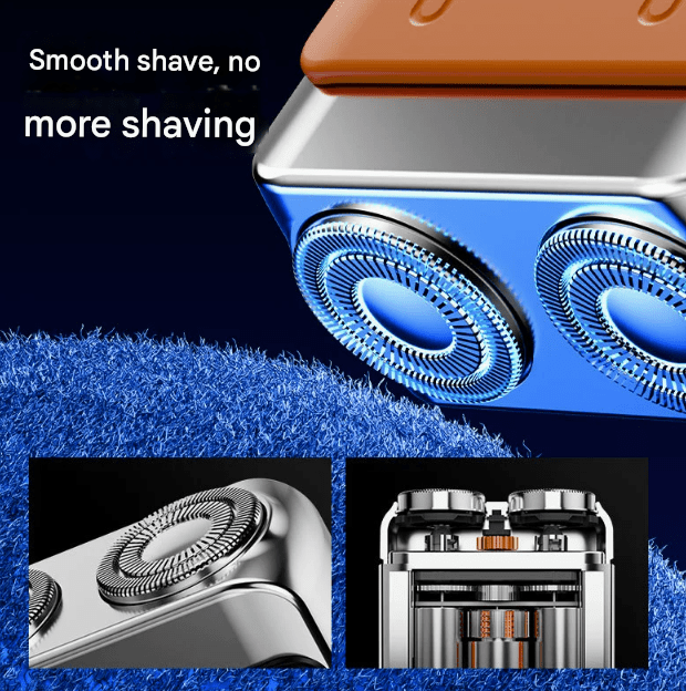 Rechargeable Electric Shaver – Cordless Razor with Digital Display