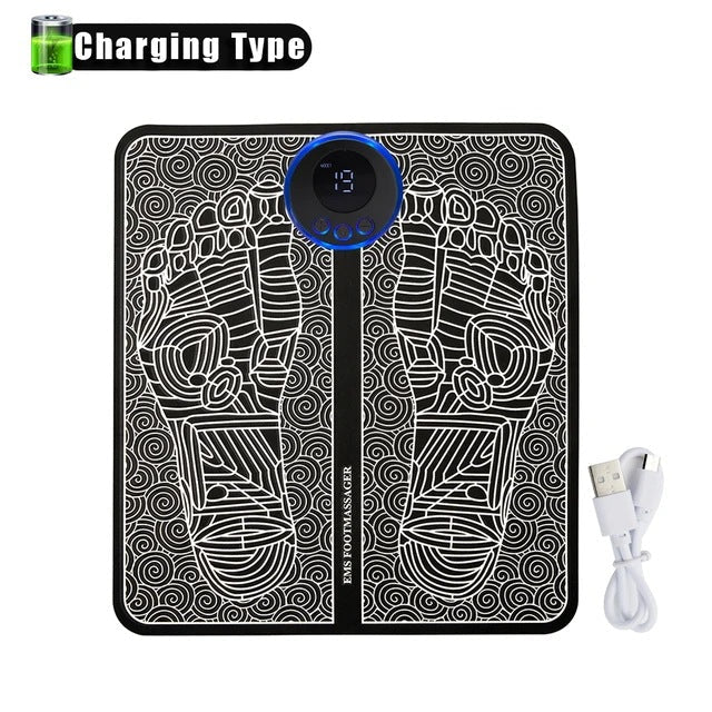 Rechargeable EMS Foot Massager Pad