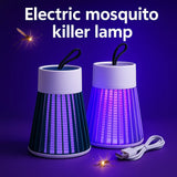 Rechargeable Mosquito Zapper Lamp -– USB Electric Bug Trap with LED Light