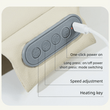 Rechargeable Shiatsu Heated Back Massager Pad