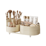 Rotating Cosmetics Storage Box - Two-Layer Rotating Makeup Organiser